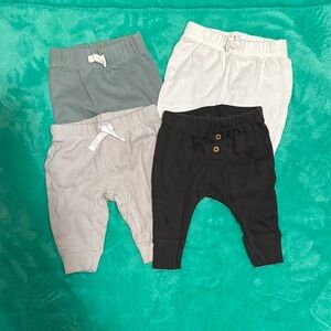 Stylish Kids Bottoms Set - Black, White, Gray, Green